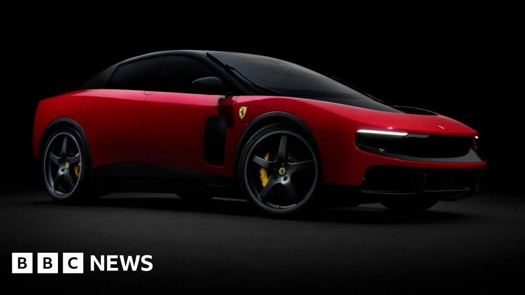 Ferrari unveils first fully electric car