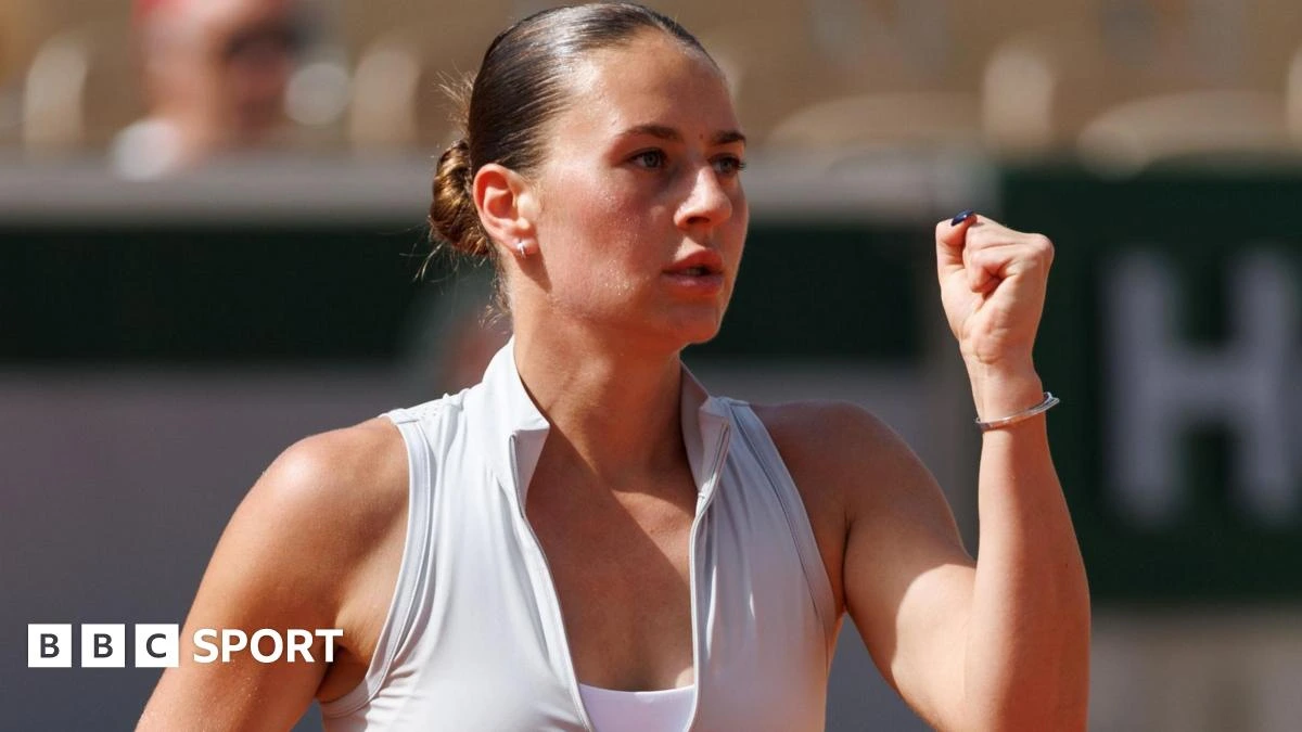 Emotional Kostyuk dedicates win to Ukraine