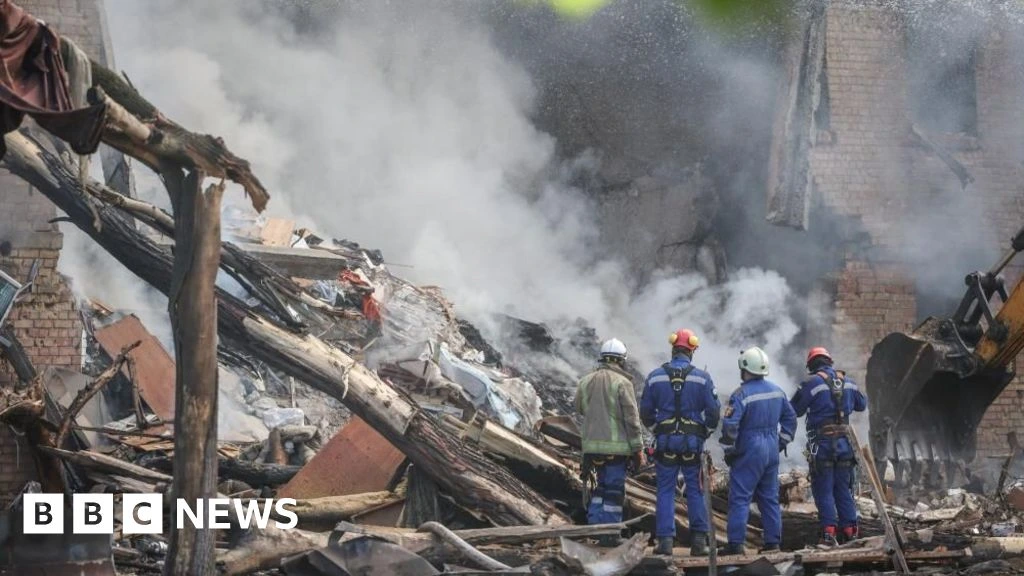 Four dead and dozens injured in wave of Russian strikes on Kyiv