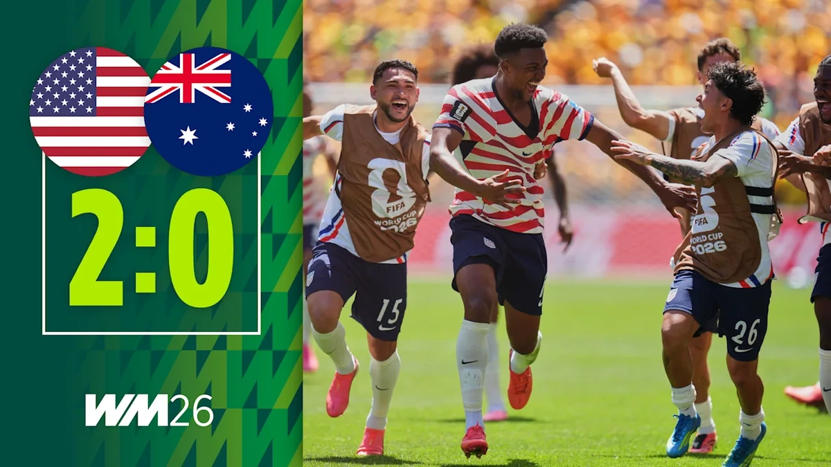 WM-Highlights: Stolper-Eigentor sorgt für USA-Party gegen Australien