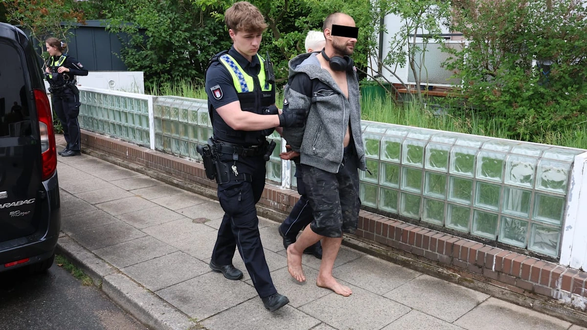 Polizei-Großalarm an Globus Markthalle: Messermann in Hamburg festgenommen