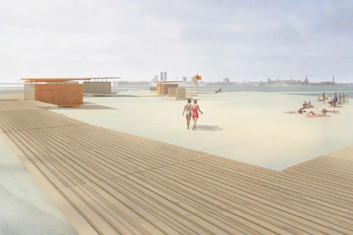 Комфорт у воды: Таллинн создаст на пляже Пирита современное пространство для отдыха