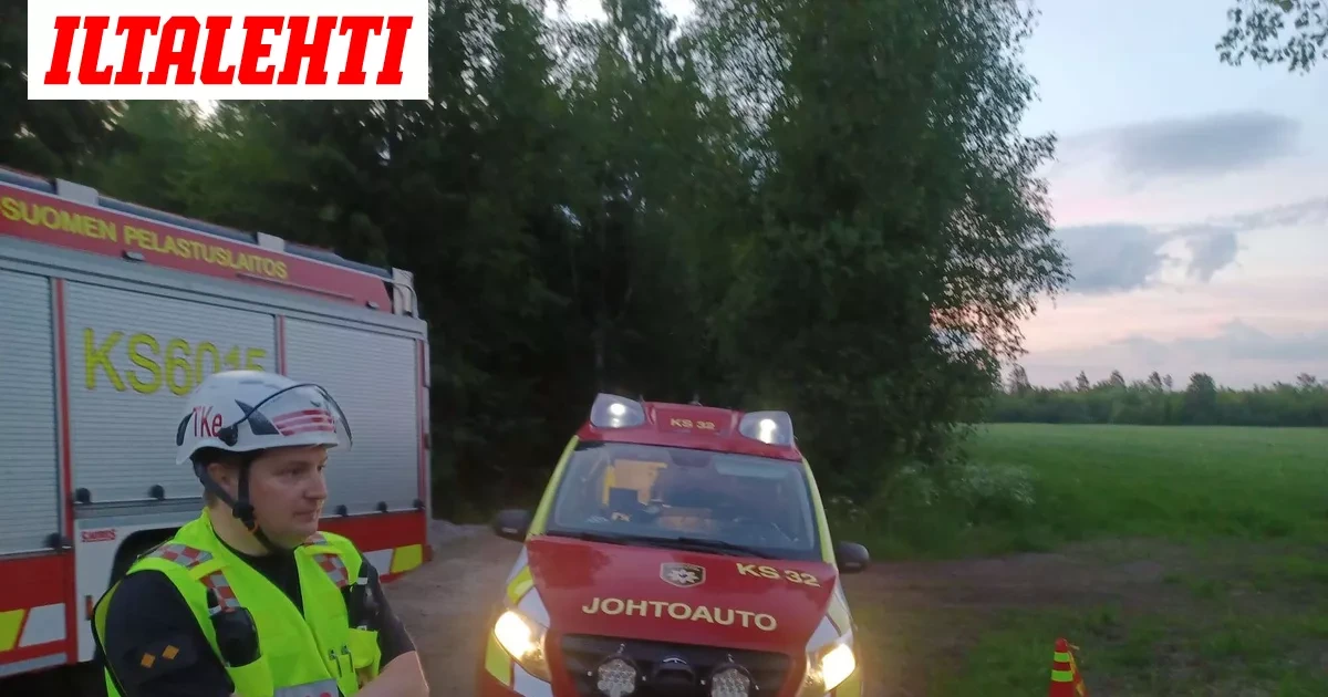 Kannonkosken pienkoneonnettomuus: Tältä paikalla näyttää
