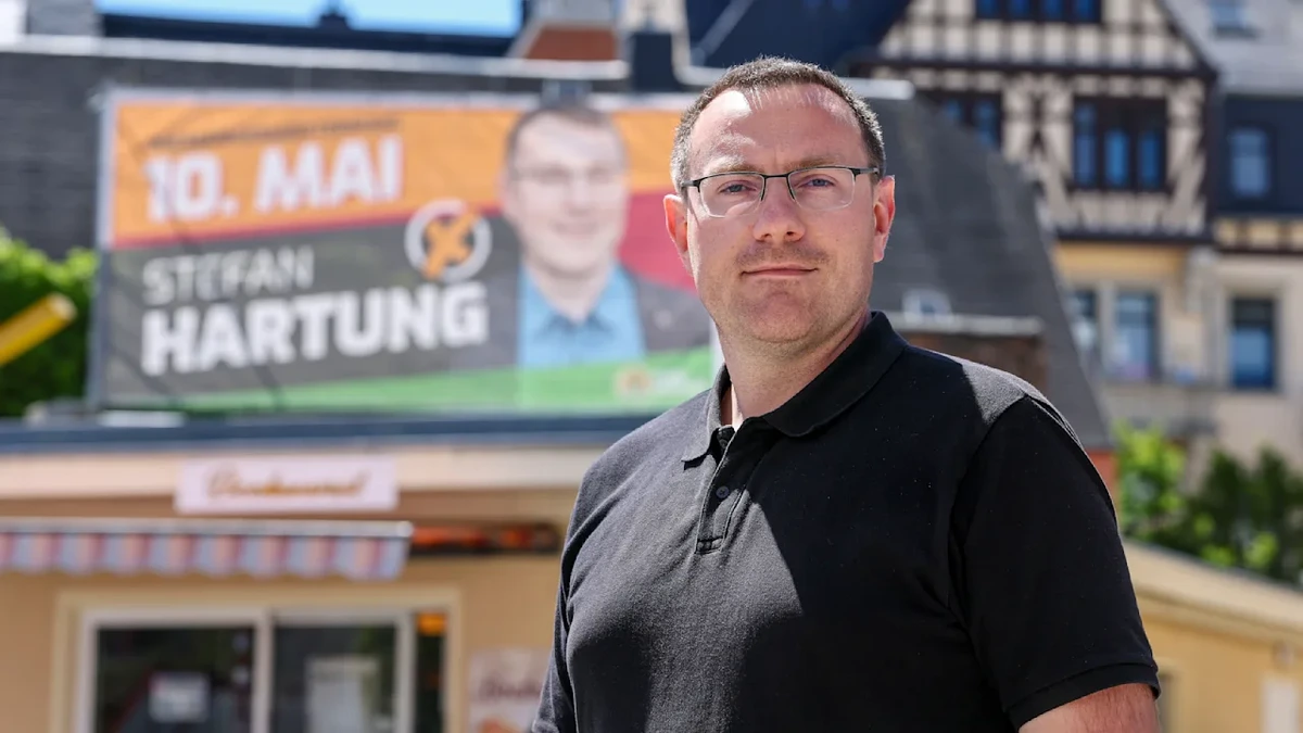 Knappes Ergebnis: Neonazi verliert Oberbürgermeister-Wahl in Aue