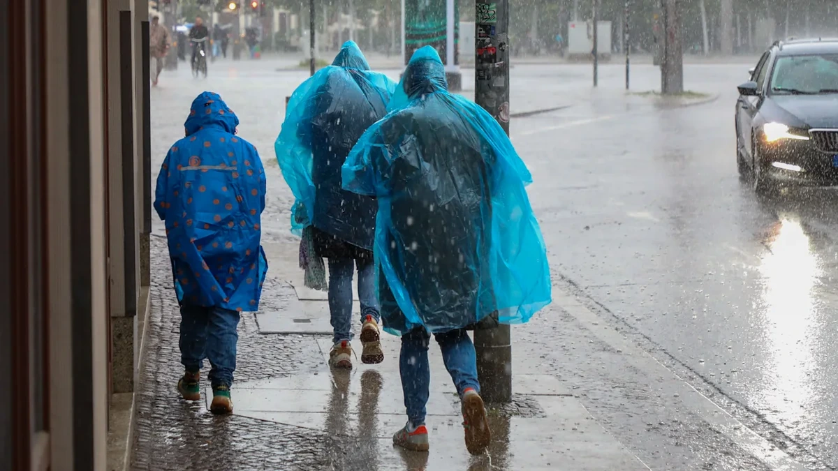 Diese Woche fällt ins Wasser: Regen-Marathon spült die Hitze weg