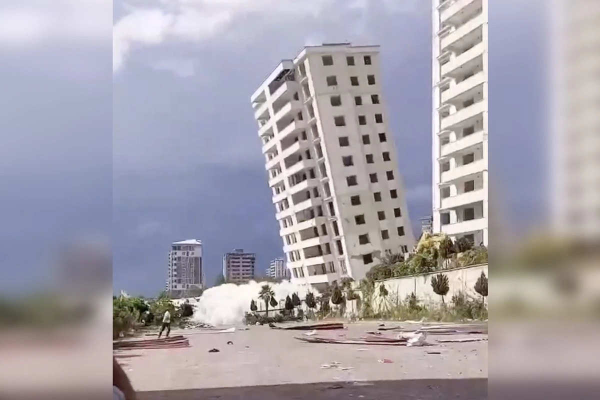 Правда ли, что на этом видео показано здание, разрушившееся в результате землетрясения в Венесуэле?