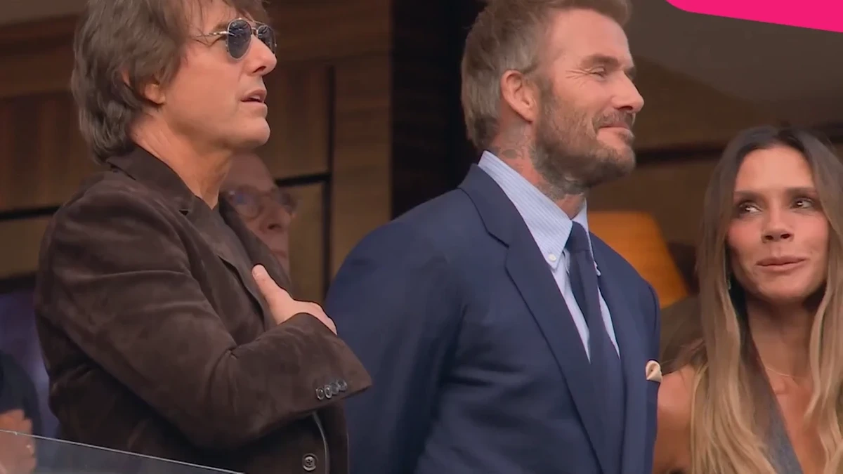 Cruise & Beckham: Mega-Promiauflauf auf der Tribüne