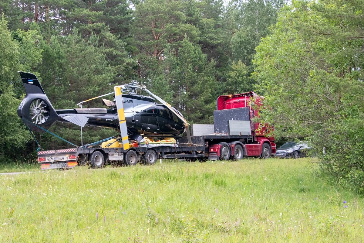 Расследование вертолетной аварии у Вилсанди завершено