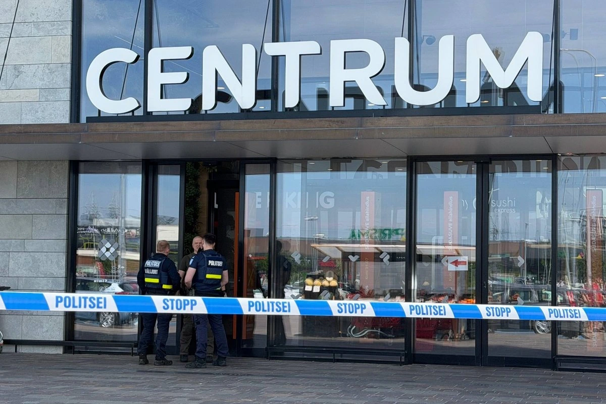 ФОТО И ВИДЕО | В торговом центре Lasnamäe Centrum началась эвакуация: на месте работают саперы и полиция