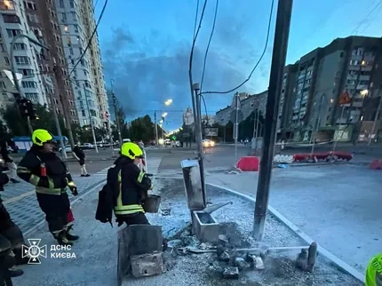 Армия РФ нанесла удар по Киеву
