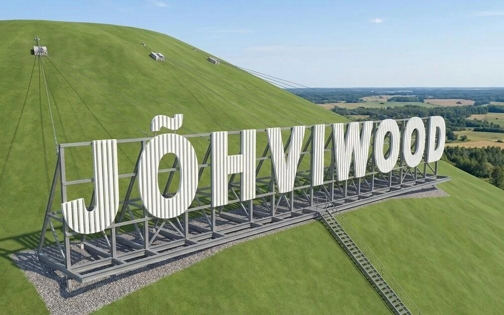 Государство разрешило установить на терриконе в Кукрузе надпись "JÕHVIWOOD"