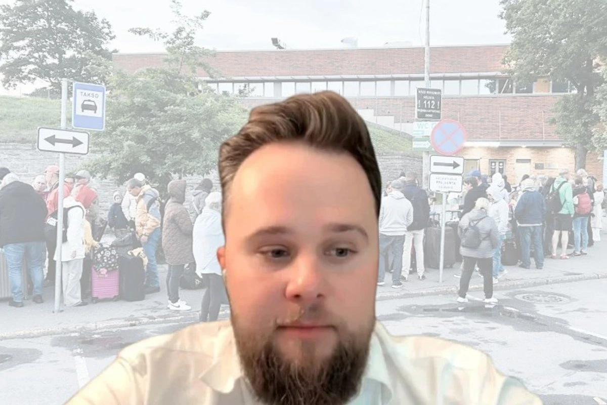 Мужчина из репортажа о Нарвской границе объяснил свои слова: „Скоро все будет Россией“