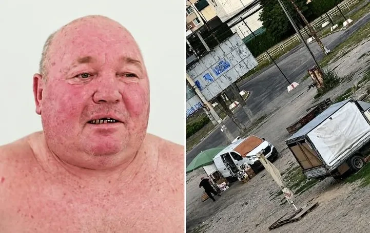 Российский оператор дрона устроил охоту на продавца на рынке