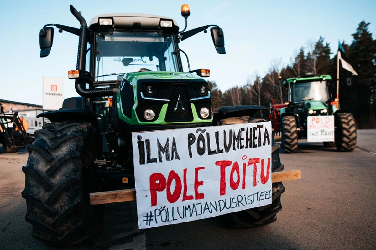 „Довели до белого каления!“ Эстонские фермеры проведут акцию протеста на Тоомпеа