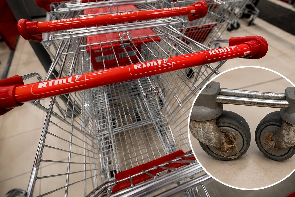 Скрипучие колеса и грязные корзины: насколько безопасны тележки в продуктовых магазинах Эстонии?