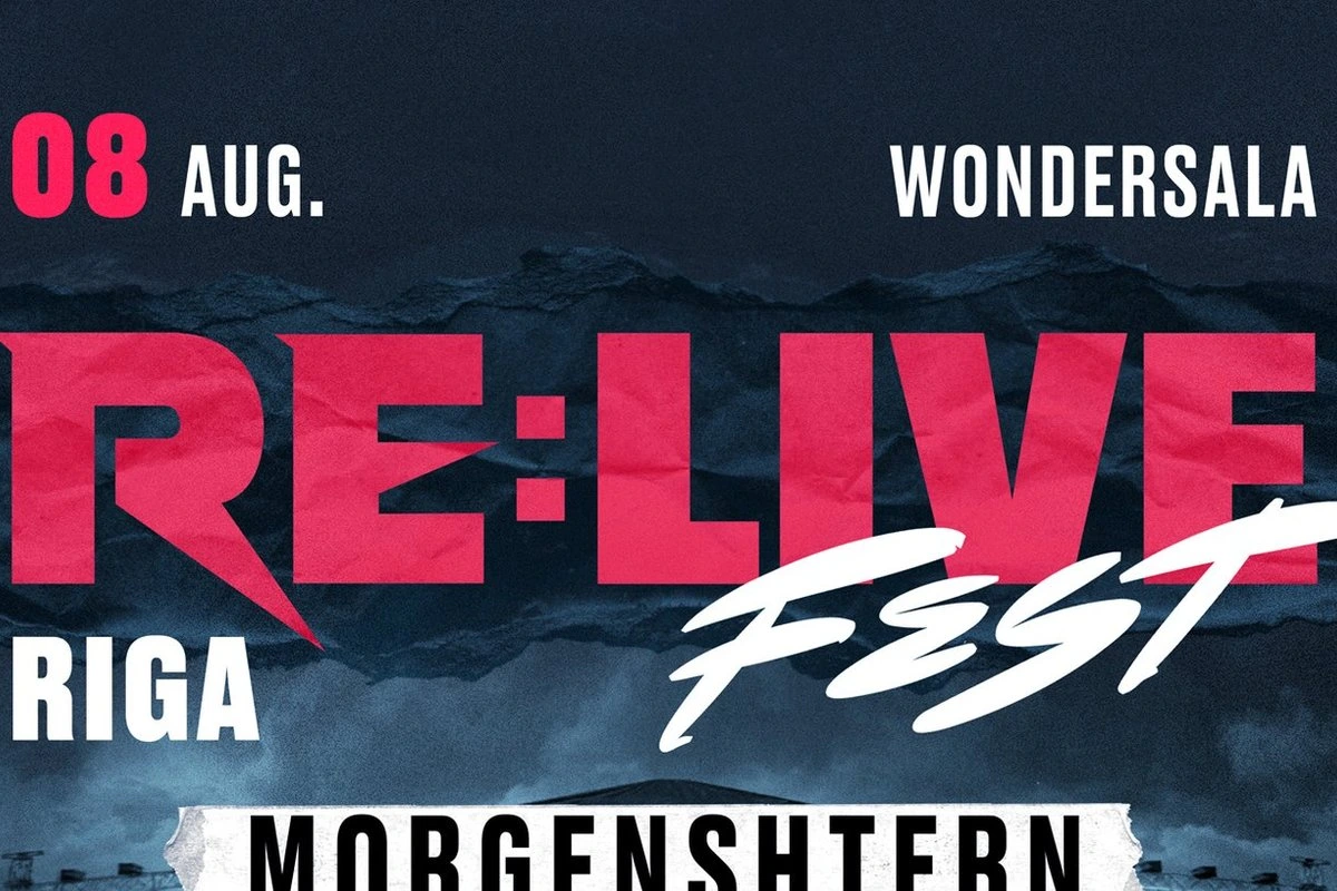 В Риге пройдет хип-хоп-фестиваль RELIVE FEST – хедлайнер Моргенштерн