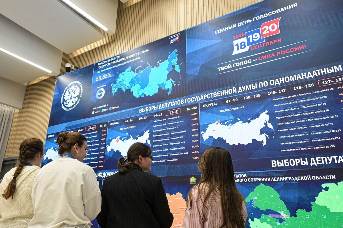 ЦИК России опубликовал первые результаты выборов в Госдуму: 14% протоколов у „Единой России“ 57,5%