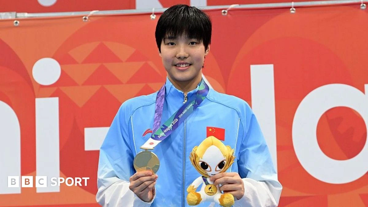 Yu, 13, wins record-breaking first major gold medal