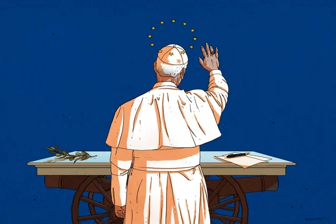 A Metz, la visite du pape sous le sceau de l’Europe et de la paix : « Sait-il qu’il va servir la messe sur un autel fait avec le bronze d’anciens canons allemands ? »