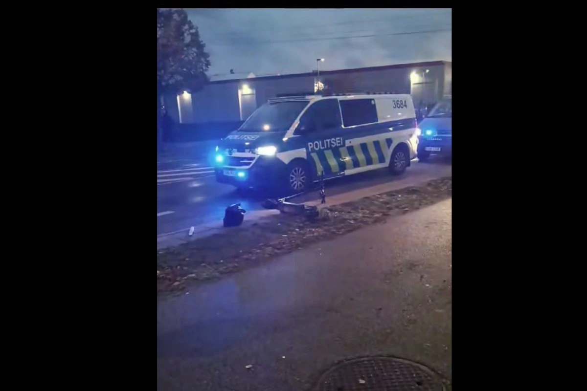 ВИДЕО | В Ласнамяэ 12-летний электросамокатчик попал под автомобиль