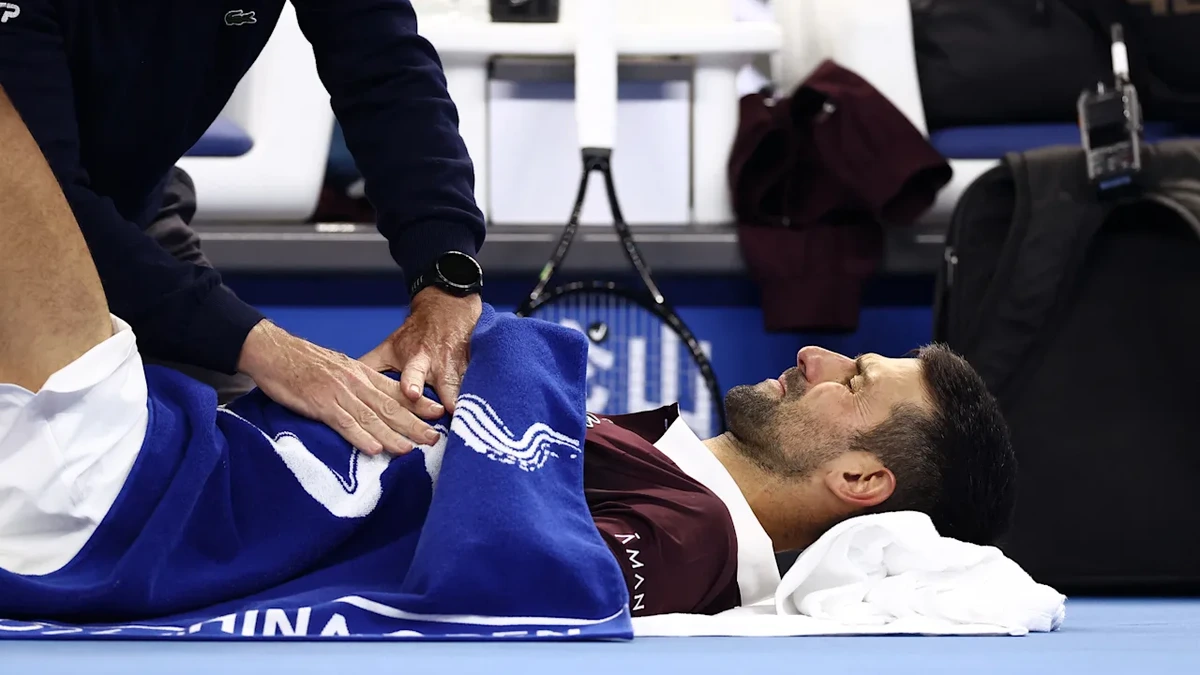 Sorgen um Novak Djokovic – Tennis-Superstar am Boden in China